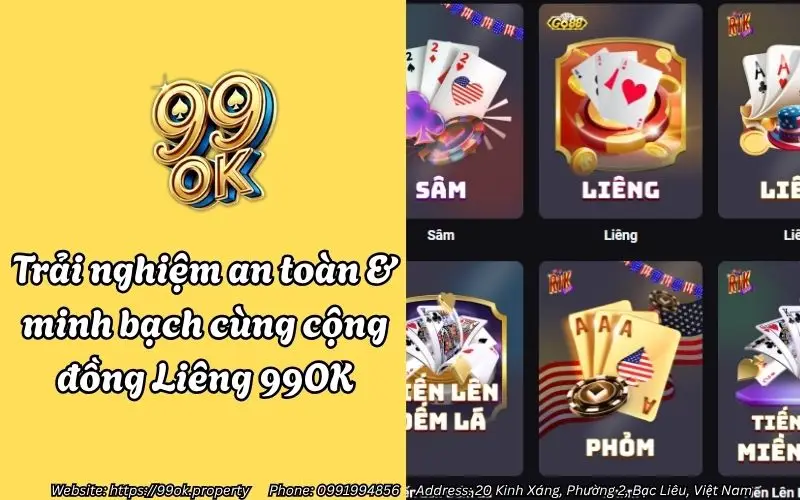 trai nghiem an toan minh bach cung cong dong lieng 99ok