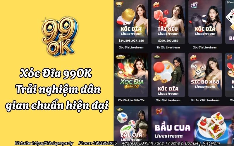 Xóc Đĩa 99OK – Trải nghiệm dân gian chuẩn hiện đại 13 xoc dia 99ok